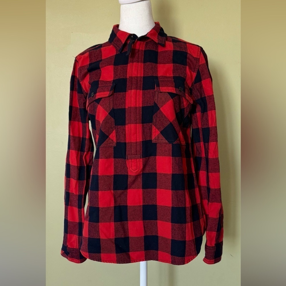 J CREW Plaid Long Sleeve Shirt size XS